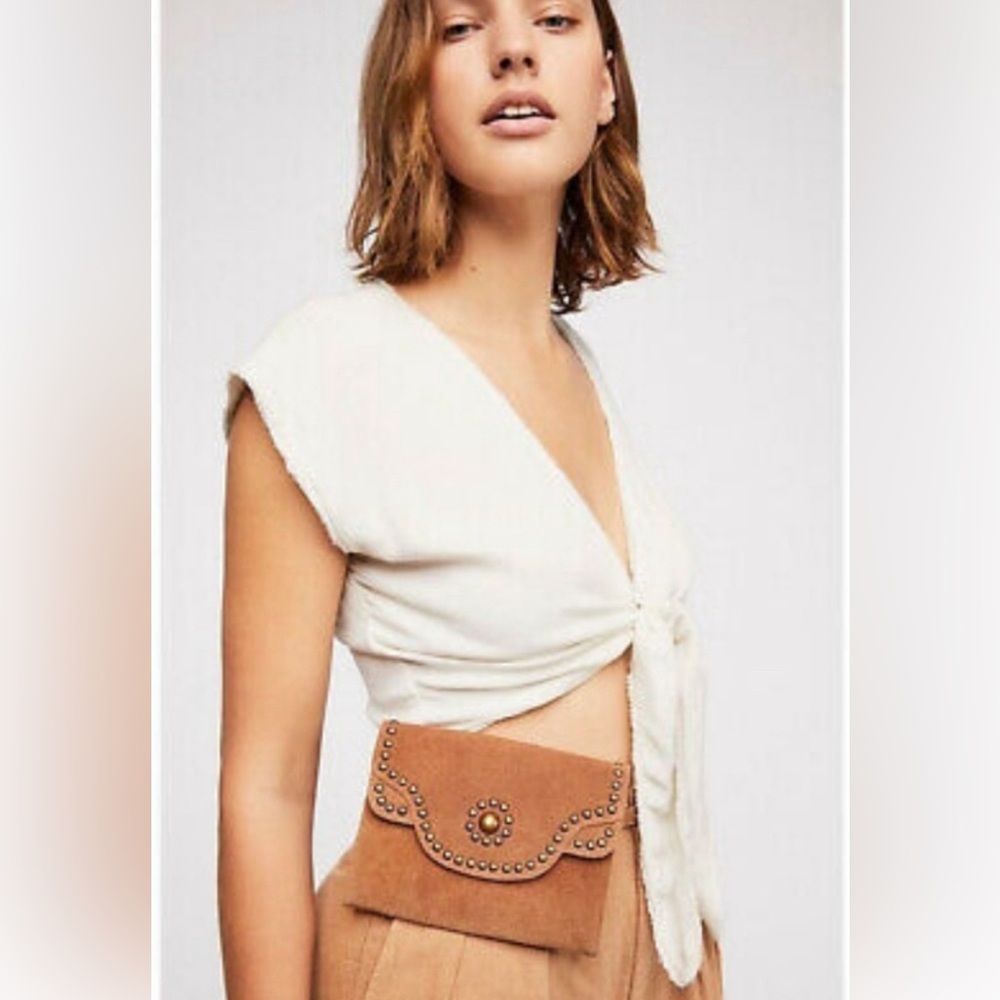 Free People Talia suede belt bag
